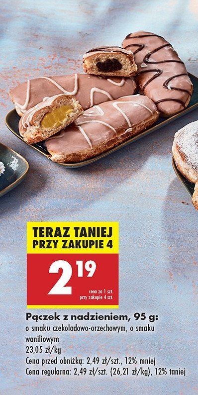 P膮czek z nadzieniem waniliowym promocja