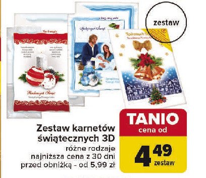 Karnety świąteczne promocja w Carrefour