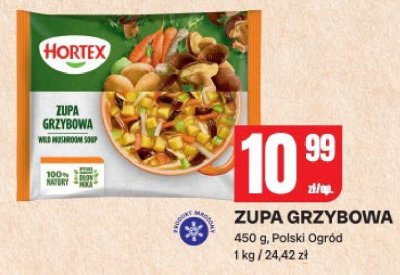 Zupa grzybowa Polski Ogród Hortex promocja w Chorten