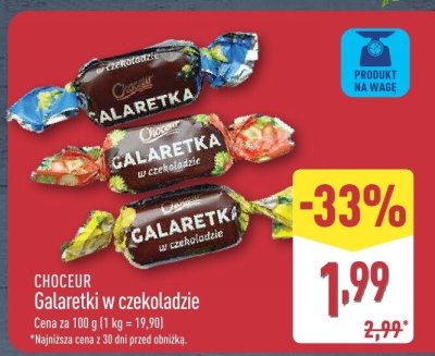 Cukierki Galaretki w czekoladzie promocja w Aldi