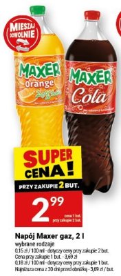 Napój Maxer Cola gaz 2l promocja w Twój Market