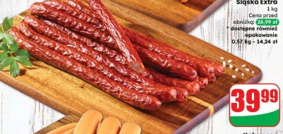 Kabanosy Wyborowe promocja w Dino