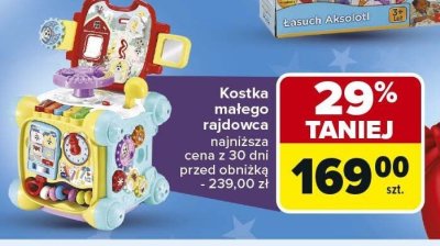 Kostka małego rajdowca VTech promocja w Carrefour