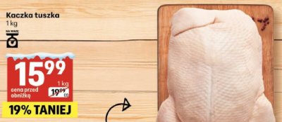 Kaczka tuszka promocja w Delikatesy Centrum