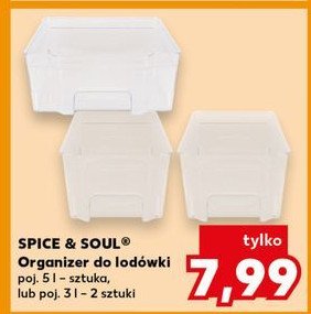 Organizery do lodówki 3 l Spice&soul promocja w Kaufland