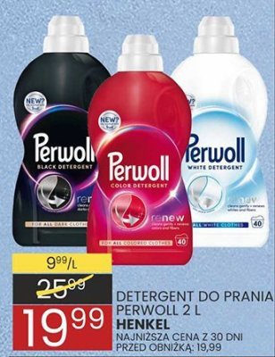 Detergent do prania Perwoll 2 l promocja w Wafelek