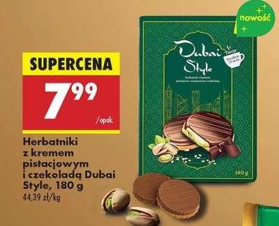 Herbatniki z kremem pistacjowym dubai style Twoje słodkie chwile promocja