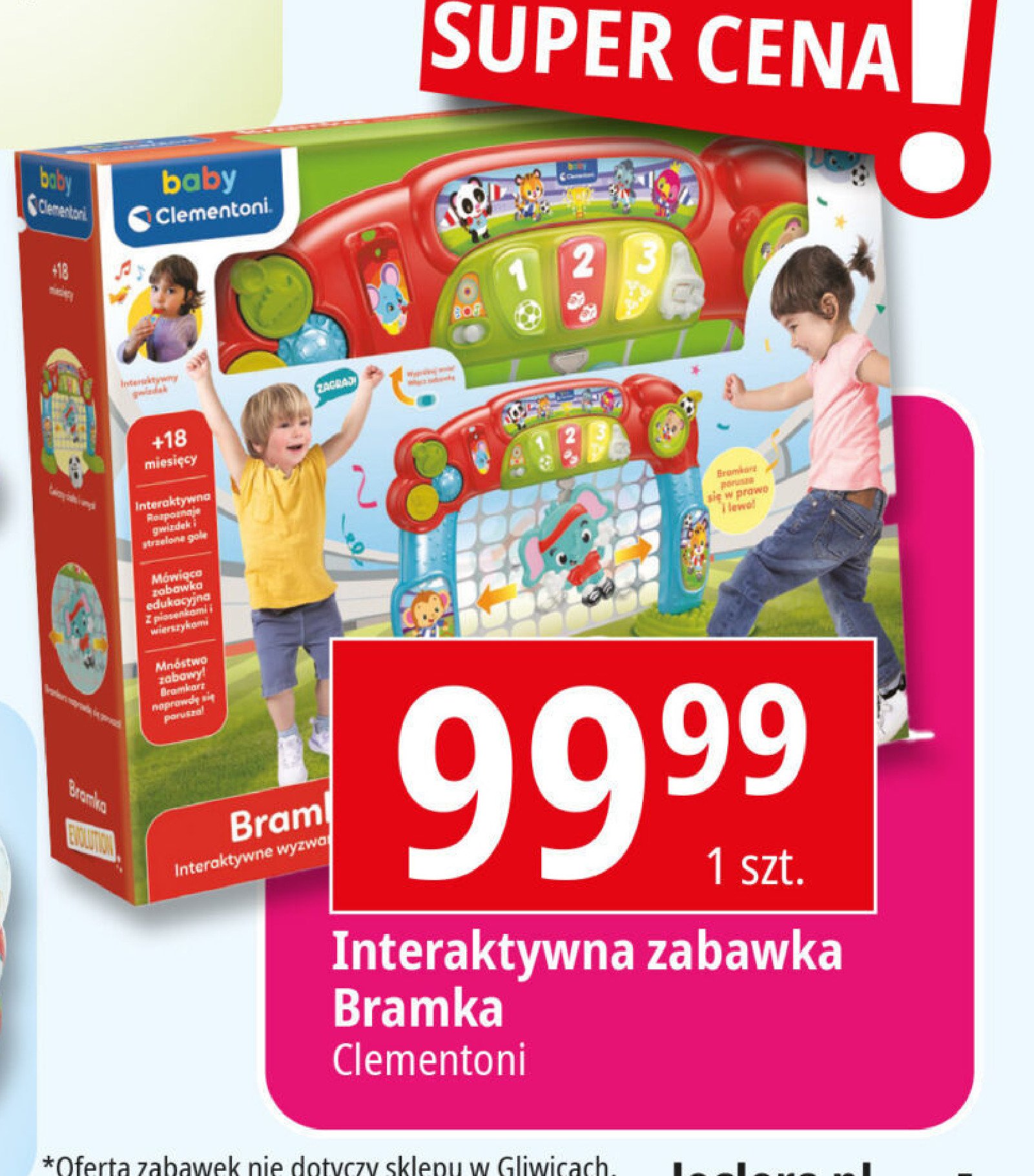 Bramka interaktywna Clementoni promocja