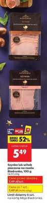 Schab pieczona na maśle  promocja w Biedronka