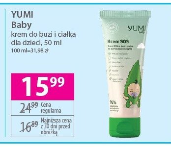 Krem do buzi i ciała dla dzieci Yumi cosmetics promocja