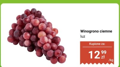 Winogrono ciemne luz promocja w Dino