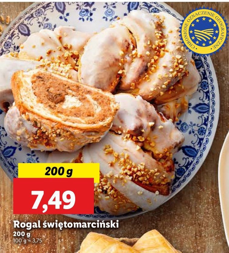 Rogal świętomarciński promocja w Lidl