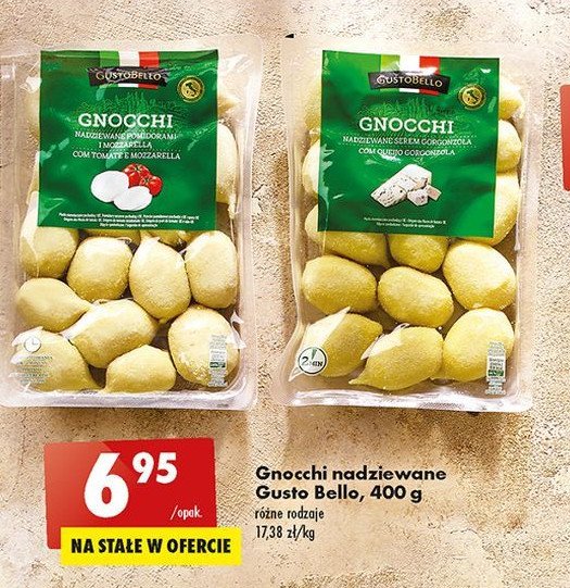 Gnocchi nadziewane serem gorgonzola Gustobello promocja