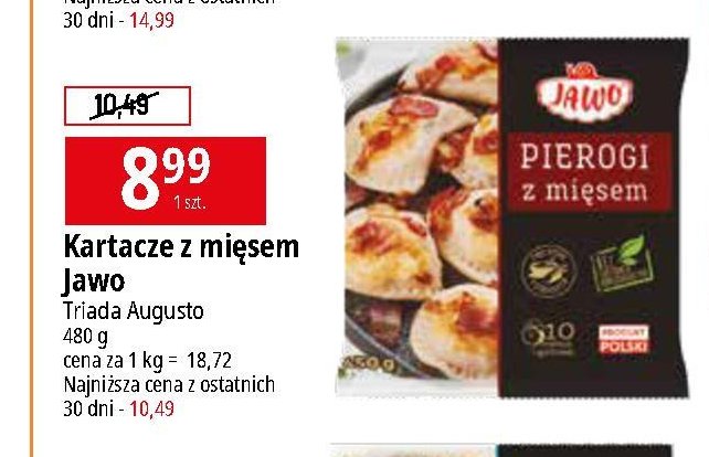 Pierogi z mięsem Jawo promocja