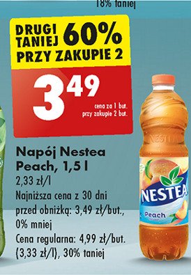 Herbata mrożona peach Nestea promocja