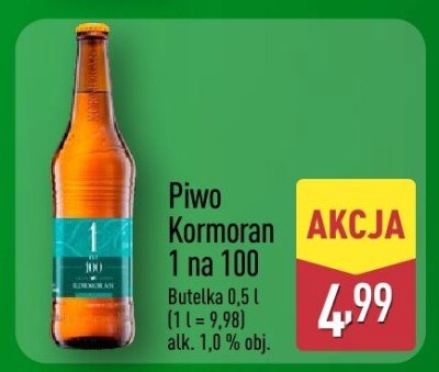 Piwo Kormoran 1 na 100 promocja w Aldi