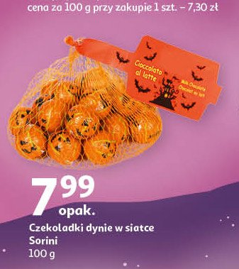 Czekoladki dynie Sorini promocja w Auchan