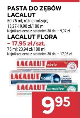 Pasta do zębów Lacalut promocja w Stokrotka