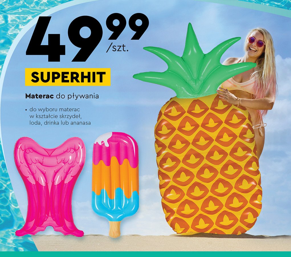 Materac w kszta艂cie drinka promocja