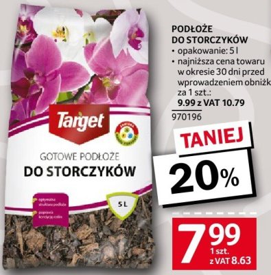 Podłoże do storczyków Target opakowanie 5 l promocja w Selgros