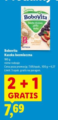 Kaszka bezmleczna  promocja w Lidl