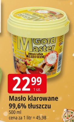 Masło klarowane 99,6% tłuszczu promocja w Leclerc