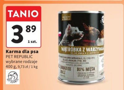 Karma dla psa promocja w Intermarche