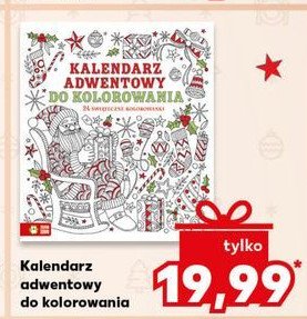 Kalendarz adwentowy do kolorowania promocja