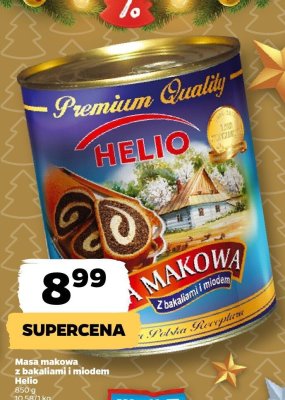Masa makowa z bakaliami i miodem  promocja w Netto