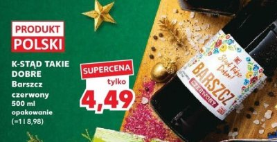 Barszcz czerwony 500 ml promocja w Kaufland