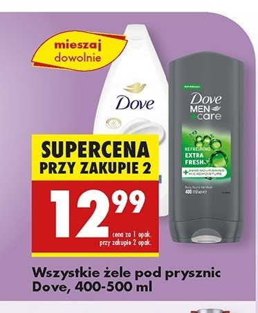 Żel pod prysznic extra fresh Dove men+care promocja