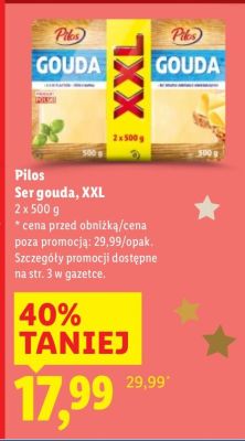 Ser gouda XXL promocja w Lidl