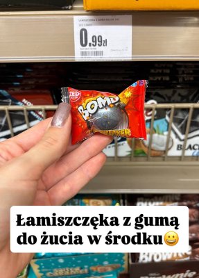 Łamiszczęka z gumą balonową promocja w Intermarche