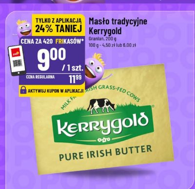 Masło tradycyjne Kerrygold promocja w POLOmarket