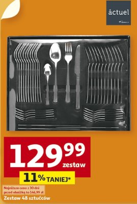 Zestaw sztućców promocja w Auchan
