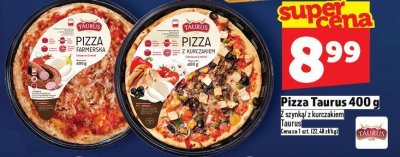 Pizza Taurus 400 g z szynką z kurczakiem promocja w TOPAZ