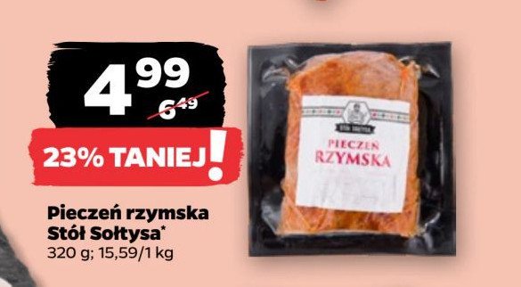 Pieczeń rzymska Stół sołtysa promocja