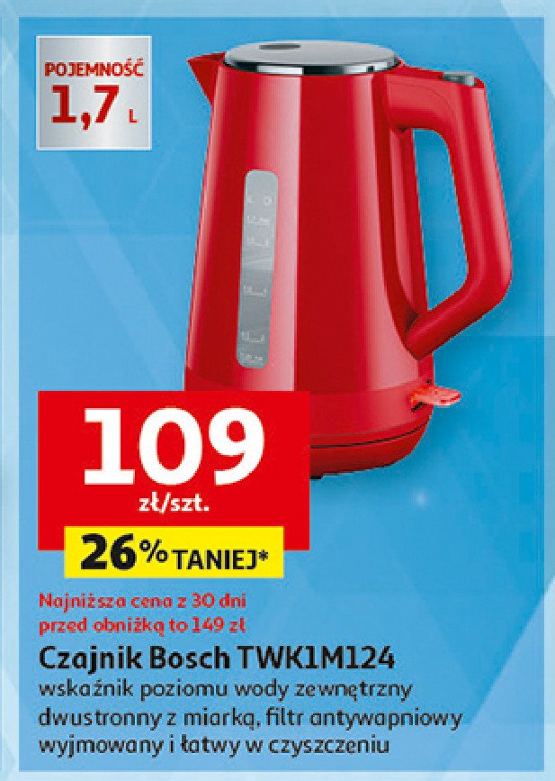 Czajnik twk1m124 Bosch promocja