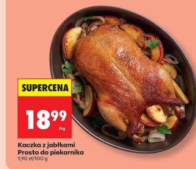 Kaczka z jabłkami Prosto do piekarnika  promocja w Biedronka