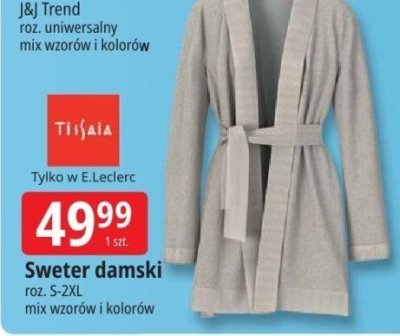 Sweter damski s-xxxl promocja w Leclerc