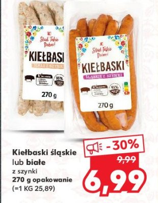 Kiełbaski śląskie z szynki K-classic stąd takie dobre! promocja