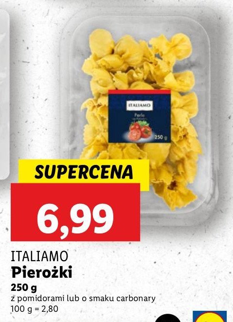 Piero偶ki z pomidorami Italiamo promocja