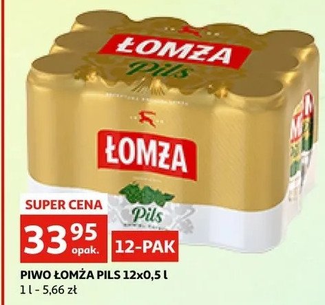 Piwo Łomża pils promocja
