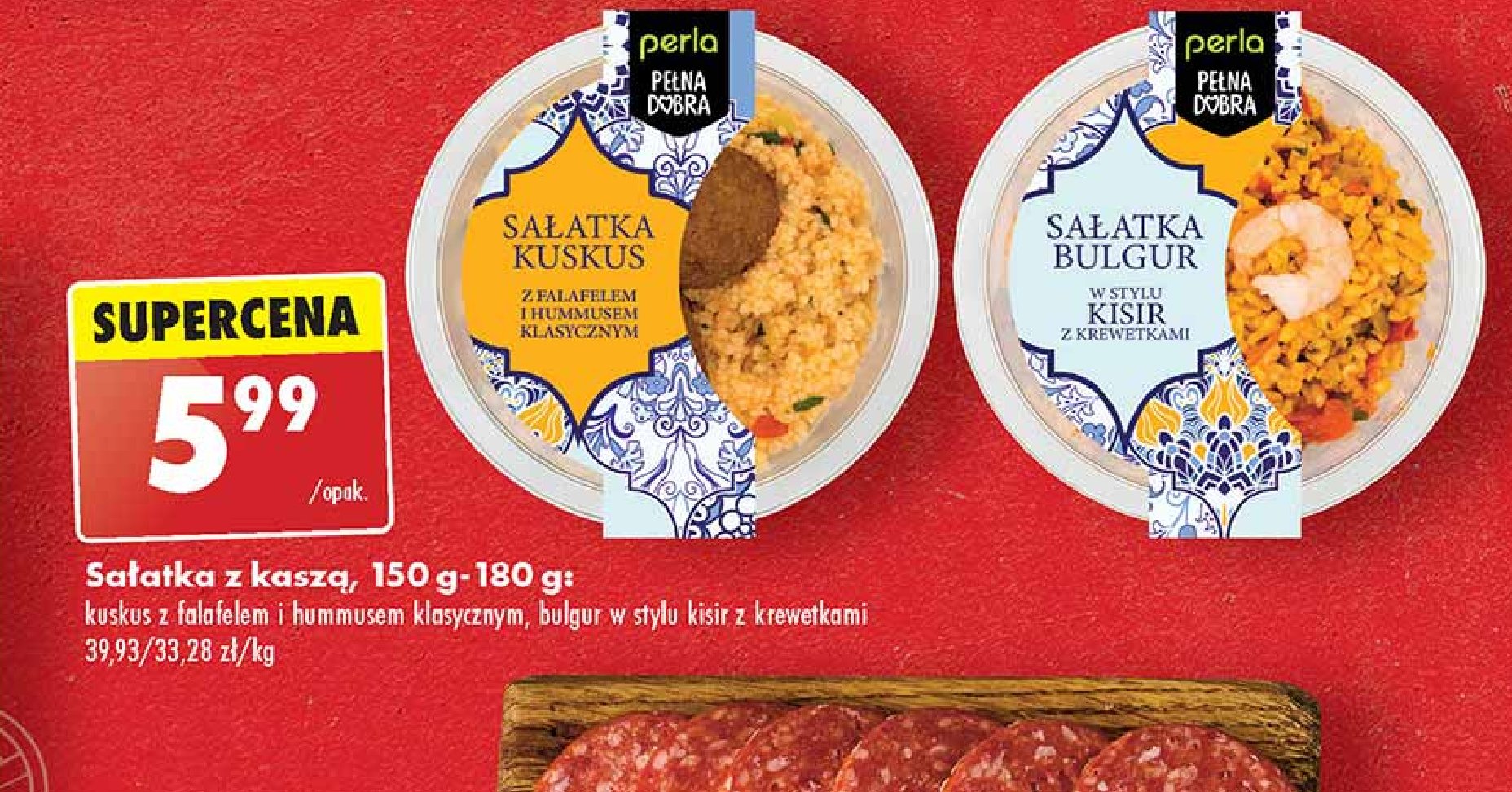 Sa艂atka bulgur w stylu kisir z krewetkami Perla promocja