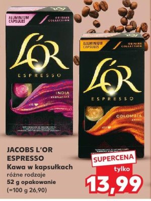L'Or Espresso Kawa w kapsułkach, różne rodzaje promocja w Kaufland