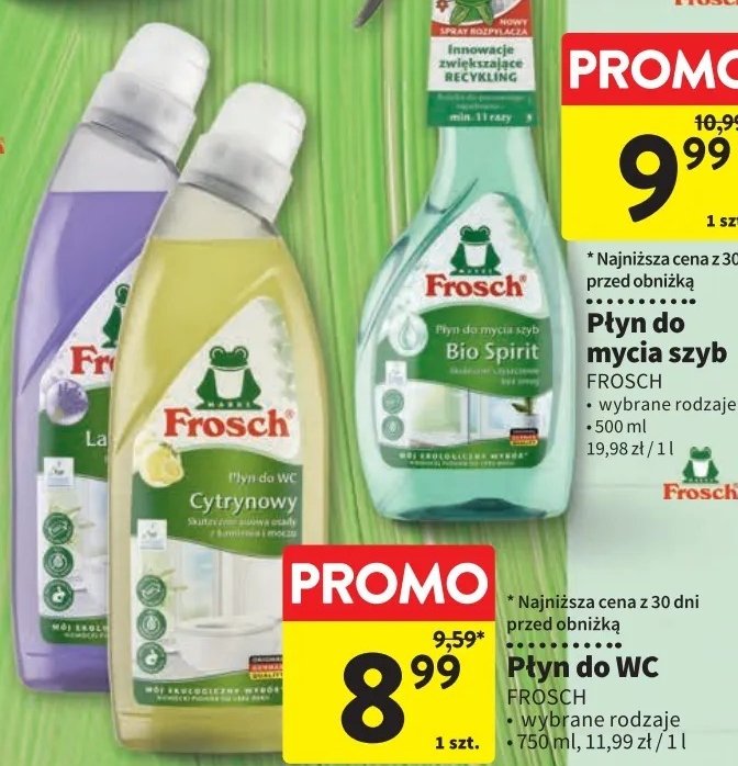 Płyn do wc cytrynowy Frosch promocja