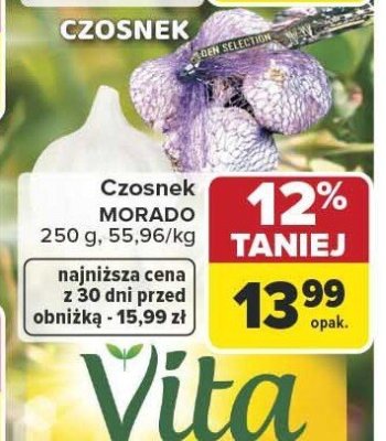 Czosnek MORADO 250 g promocja w Carrefour