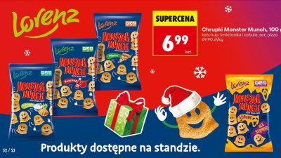 Chrupki Monster Munch śmietanka i cebula promocja w Biedronka