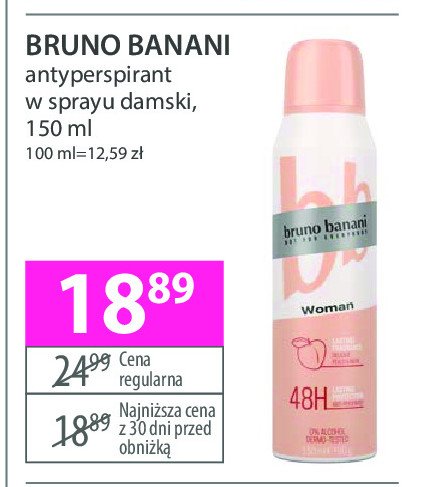 Dezodorant Bruno banani woman promocja