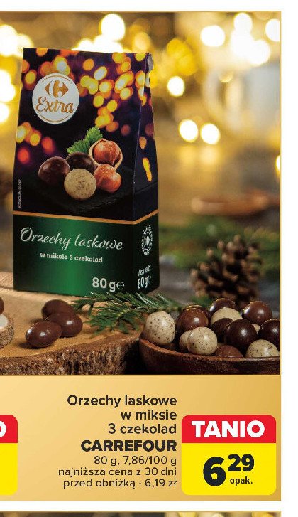 Orzechy laskowe Carrefour extra promocja w Carrefour Market